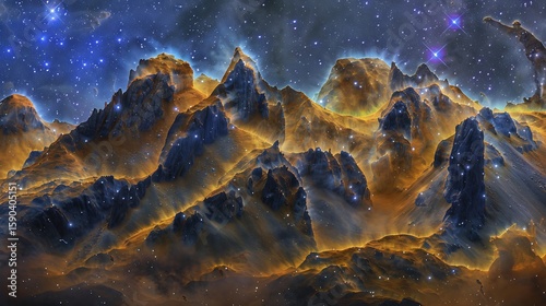 Cosmic Gaze Through Interstellar Clouds