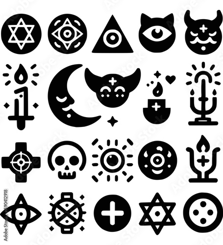 Asmodeus’ Macht Minimalistische Icon-Kollektion - 6