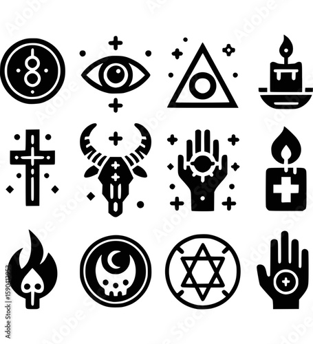 Asmodeus’ Macht Minimalistische Icon-Kollektion - 4