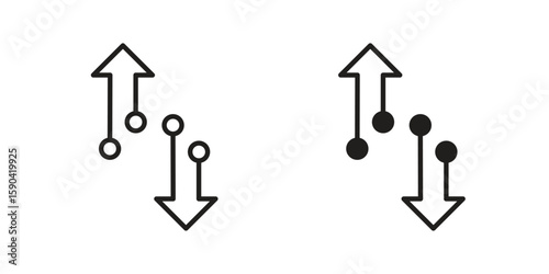 Transfer icon. vector flat and line symbols. Vector Graphics.