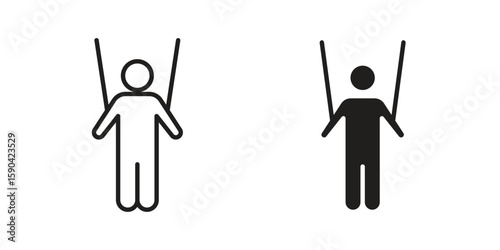 Puppet icon. vector flat and line symbols. Vector Graphics.