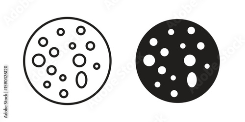 Leukemia icon. vector flat and line symbols. Vector Graphics.