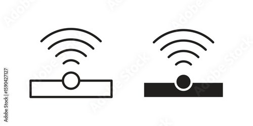 Infrared icon. vector flat and line symbols. Vector Graphics.