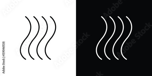 Hot icon. Editable stroke. Icon for web.