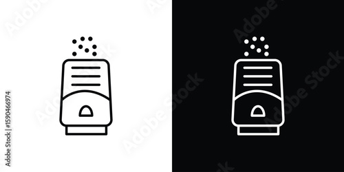 Air purifier icon. Editable stroke. Icon for web.