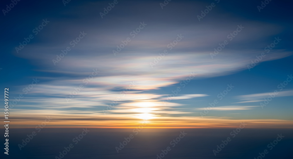Fototapeta premium sunset over the sea