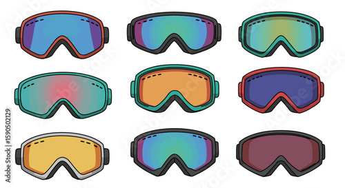 Colorful Ski Goggles A Collection of Designs for Winter Sports