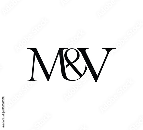 Elegant Serif  WITH & Monogram Logo Template – Minimal Business Branding MV