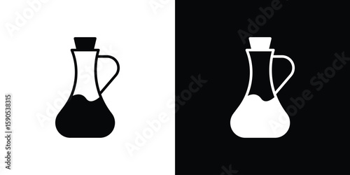 Vinegar icon vector, filled flat sign, solid pictogram. Symbol, logo illustration.