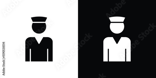 Valet icon vector, filled flat sign, solid pictogram. Symbol, logo illustration.