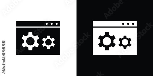 Software icon vector, filled flat sign, solid pictogram. Symbol, logo illustration.