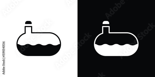 Sewerage tank icon vector, filled flat sign, solid pictogram. Symbol, logo illustration.