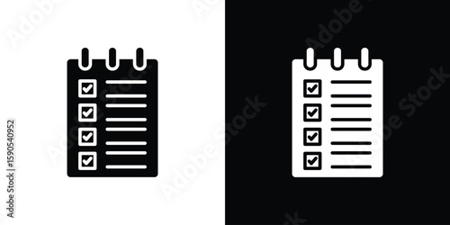 Reservation icon vector, filled flat sign, solid pictogram. Symbol, logo illustration.