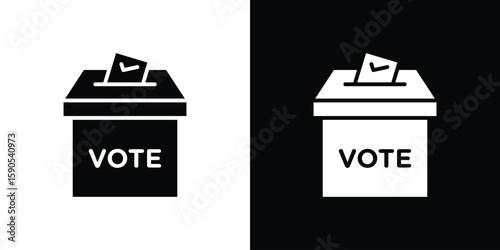 Referendum icon vector, filled flat sign, solid pictogram. Symbol, logo illustration.