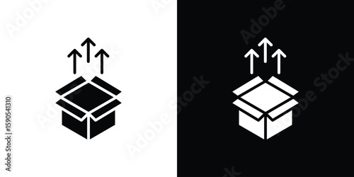 Product release icon vector, filled flat sign, solid pictogram. Symbol, logo illustration.