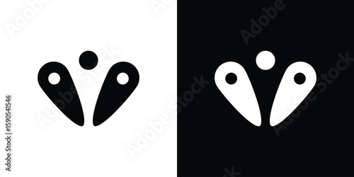 Pinball icon vector, filled flat sign, solid pictogram. Symbol, logo illustration.