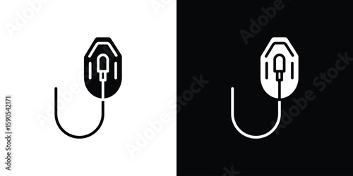 Oxygen mask icon vector, filled flat sign, solid pictogram. Symbol, logo illustration.