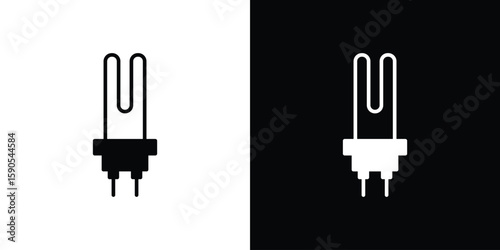 Heating element icon vector, filled flat sign, solid pictogram. Symbol, logo illustration.