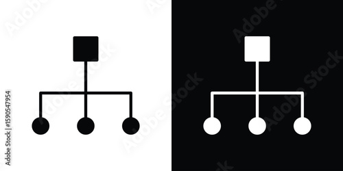 classification icon vector, filled flat sign, solid pictogram. Symbol, logo illustration.