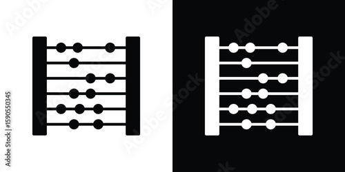 Abacus icon vector, filled flat sign, solid pictogram. Symbol, logo illustration.