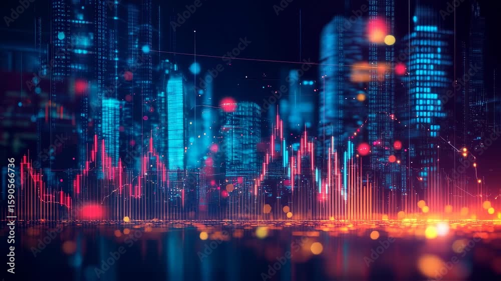 Dynamic Stock Market Analysis and Financial Data Visualization in Cityscape Dynamic Stock Market Analysis and Financial Data Visualization in Cityscape