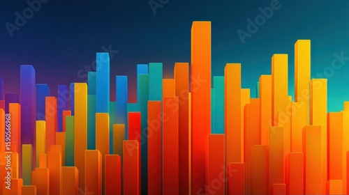 Vibrant Cityscape: A Symphony of Colors
