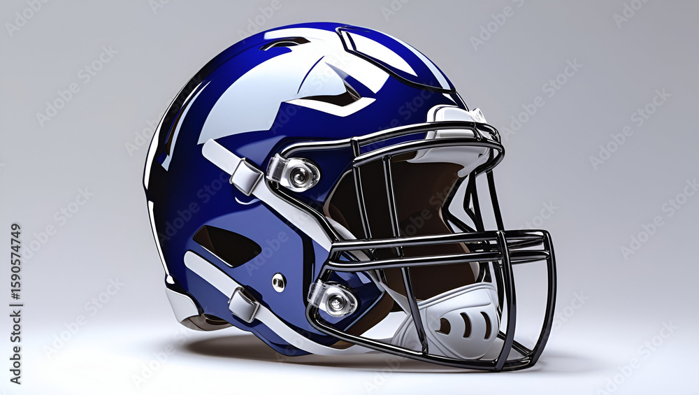 Fototapeta premium Modern football helmet illustration