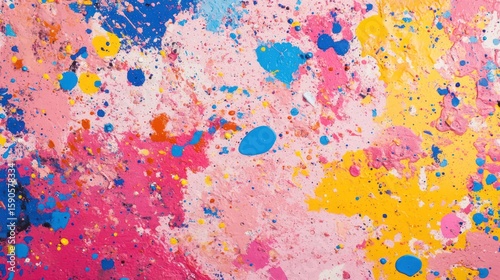Vibrant Abstract Painting: A Symphony of Colors
