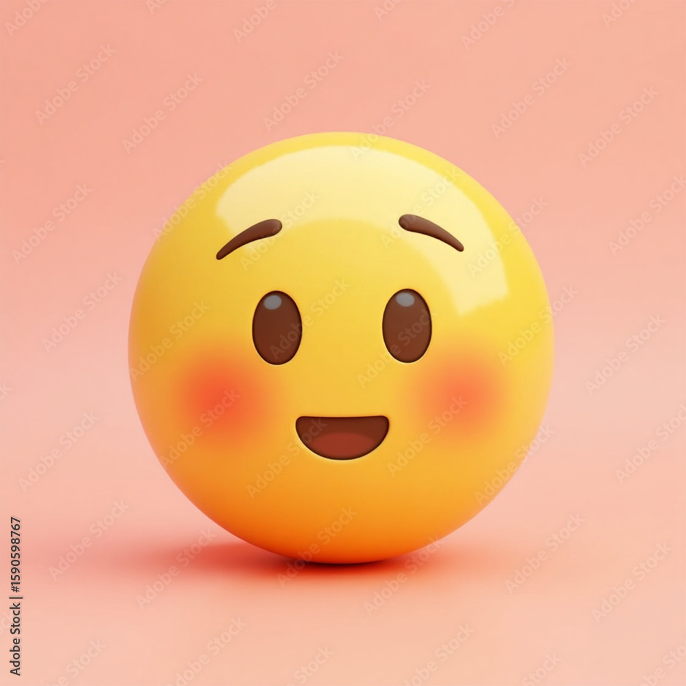 Fototapeta premium smiley face with smile icon