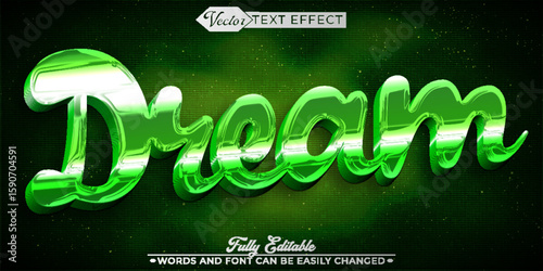  Soft and Surreal Dream Fantasy Theme Vector Editable Text Effect Template