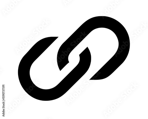 Chain Link Graphic A Symbol of Connection, Strength, and Partnership for Business and Design