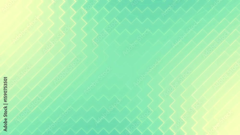 Abstract green and yellow geometric pattern suitable for backgrounds, wallpapers, textiles, and digital designs with a modern and vibrant aesthetic.