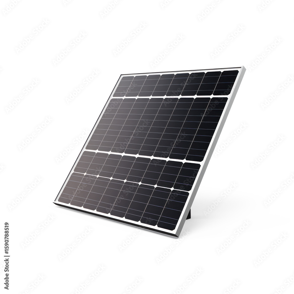 A solar panel on a transparent background A solar panel on a transparent background