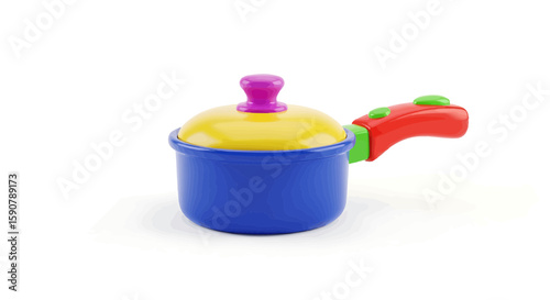 Wallpaper Mural Colorful Toy Pot Imaginative Play and Culinary Fun for Kids Learning Torontodigital.ca