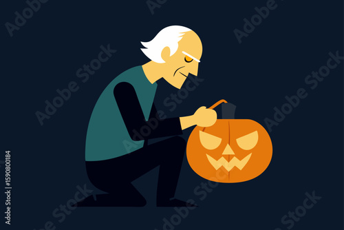 cactus with skull shaped pot halloween decor