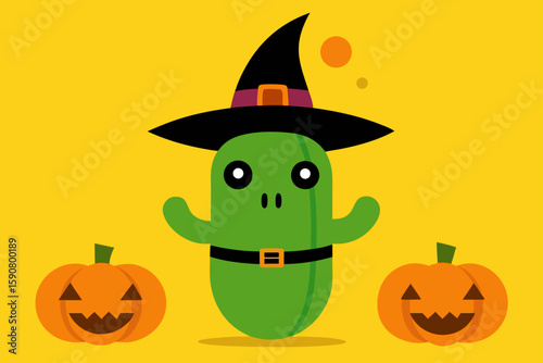 cactus halloween decor spooky background
