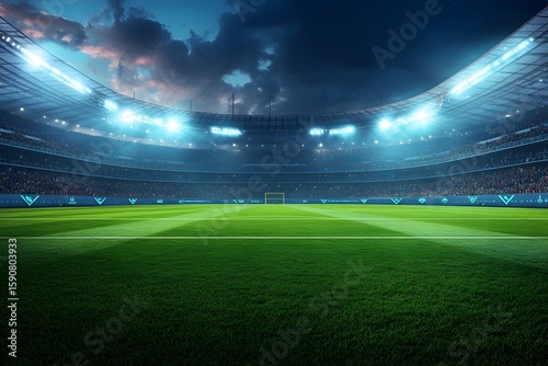 Team match, stadium, vs logo design.
