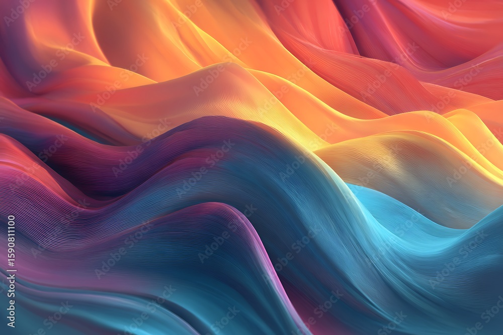 Fototapeta premium colorful silk background
