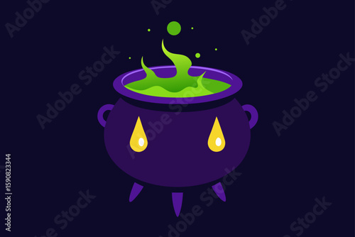 gothic candelabra with glowing flames
