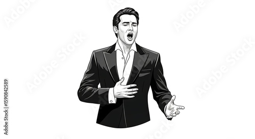 Dramatic Opera Singer Solo Performance