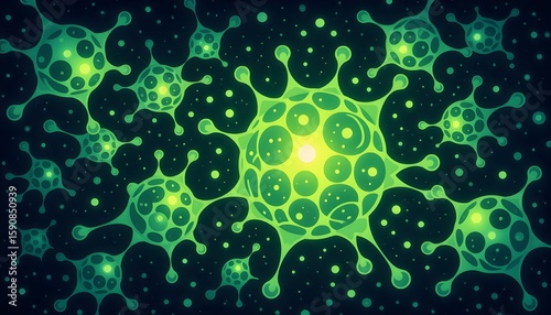 abstract background with circles
