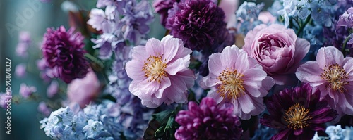 Wallpaper Mural Orchid mood for floral echo concept. A vibrant arrangement of colorful flowers in full bloom. Torontodigital.ca