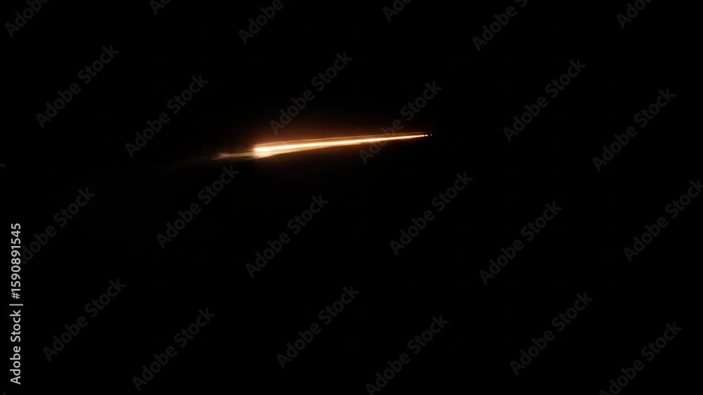 Night road with light trails, and curve. Night road with light trails, and curve.