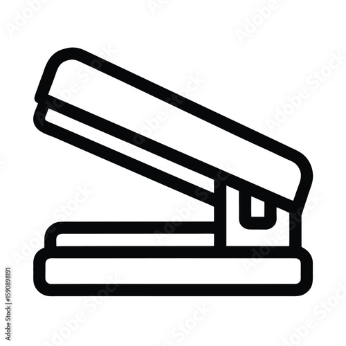 Stapler Outline Vector Illustration
