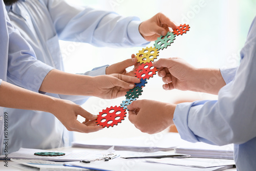 Business team collaboration...