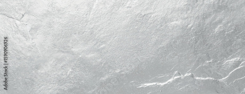 Silver background with a metallic texture. The background is shiny and smooth, featuring a silver color with subtle variations. Textured stone background vector. Silver background.