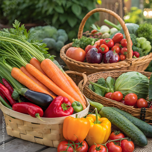 vibrant vegetable harvest a colorful collection of