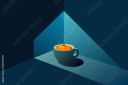glowing cups with Halloween designs