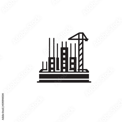 Foundation with Rebar
