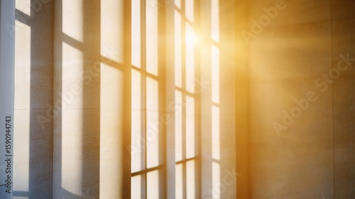 Wallpaper Mural Bright Sunlight Streaming Through Modern Architectural Windows Torontodigital.ca